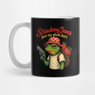 Strawberry-Jams-But-My-Glock-Don’t-Frog Mug